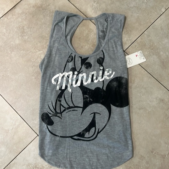 NWT Disney Minnie Mouse Open Back Tank - Picture 1 of 7